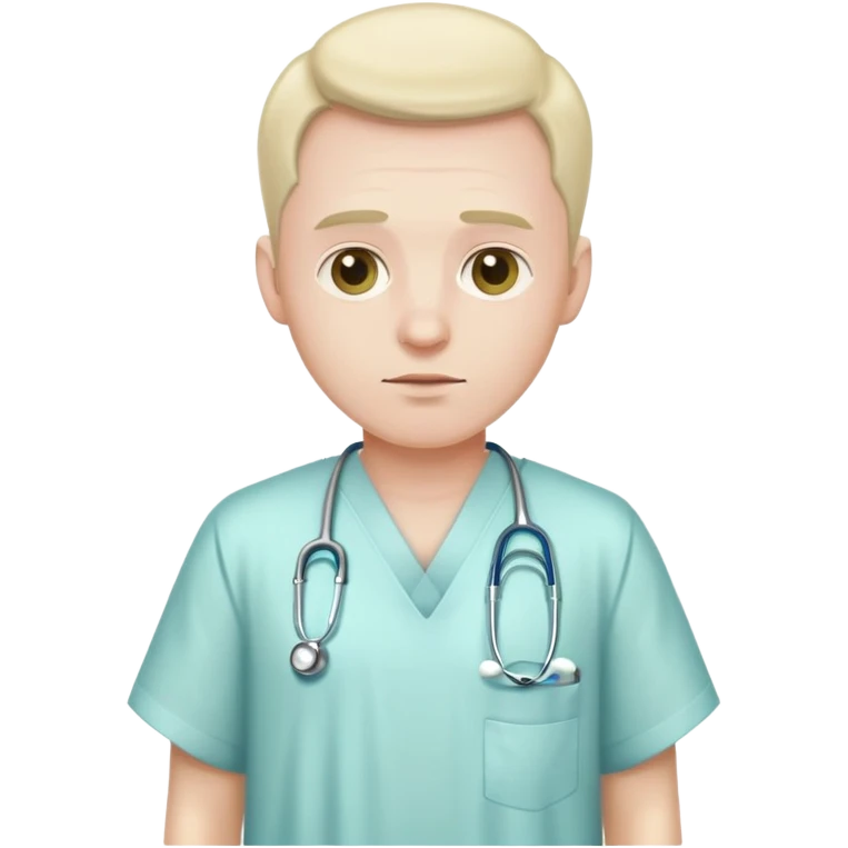 Man in hospital  emoji