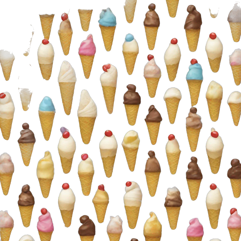 F1 ice cream emoji