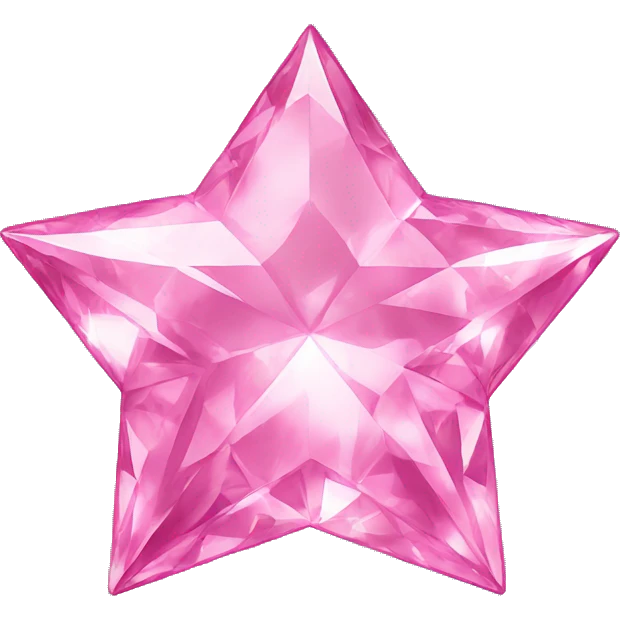 pink diamond star emoji