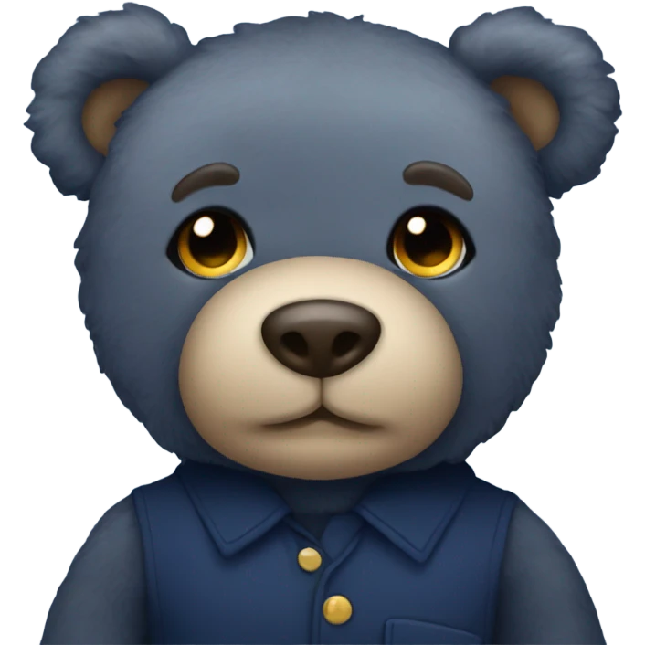 navy blue teddy bear emoji