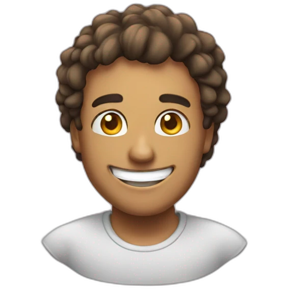 Persona sonriendo carcajadas  emoji