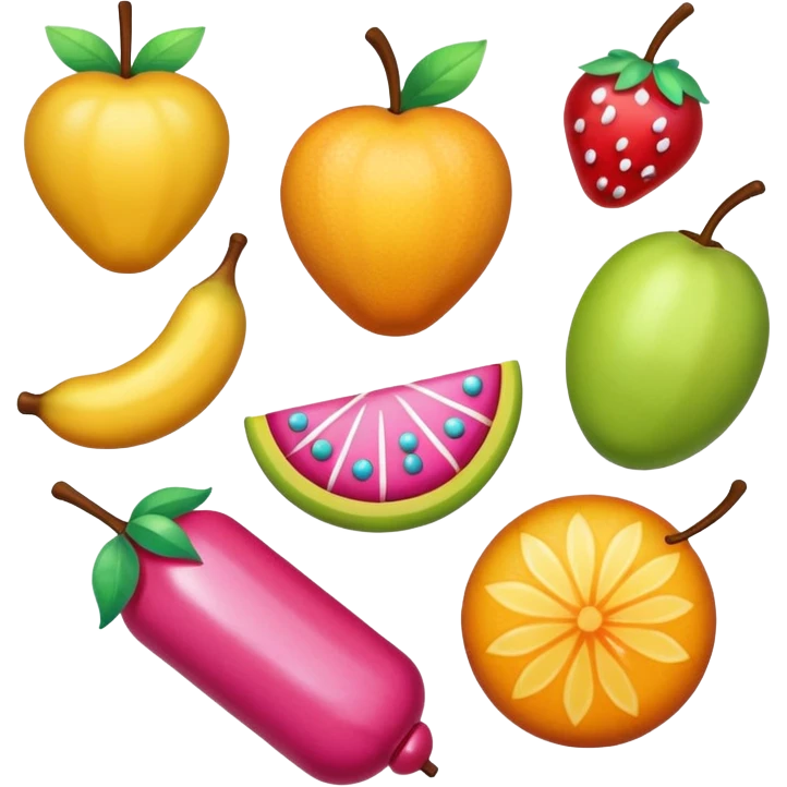 Candy-Coated Fruits emoji