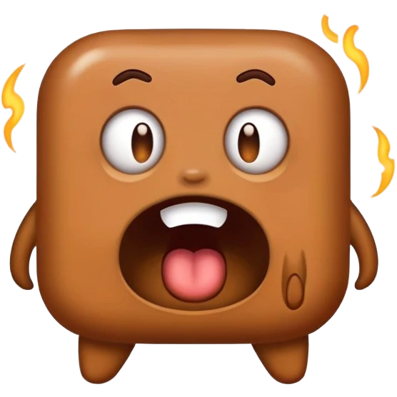 gassy butt making crazy noises emoji