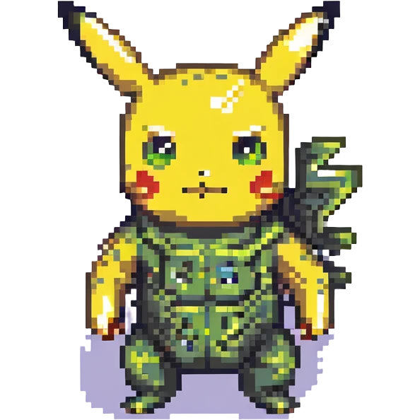 pikachu alien emoji