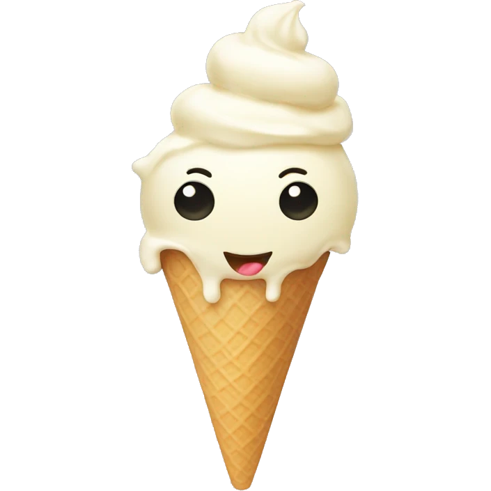 Vanilla ICE Cream  emoji