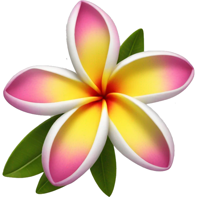 plumeria flower emoji