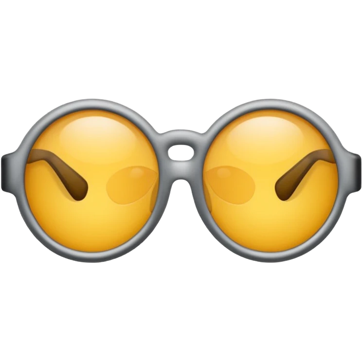 oculos de grau em um fundo branco emoji