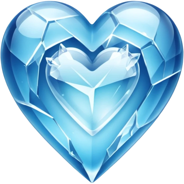 Corazón congelado emoji
