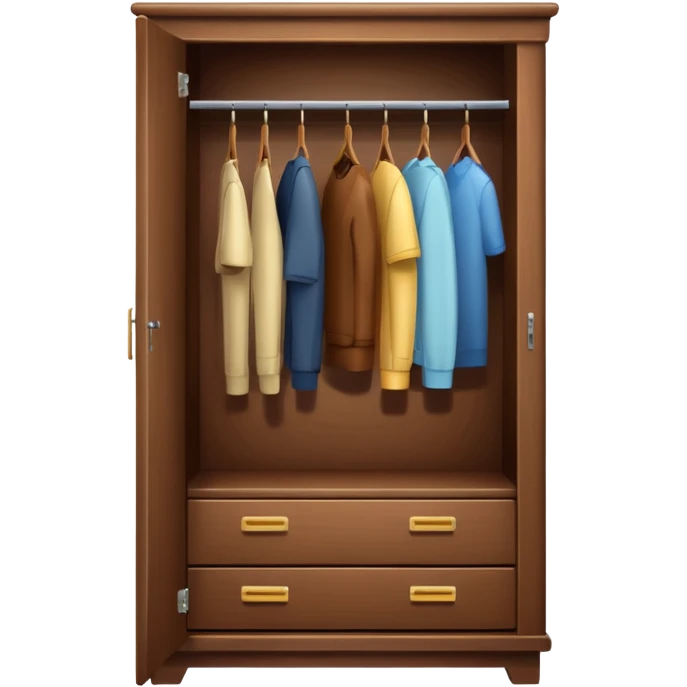 wardrobe modern closed emoji