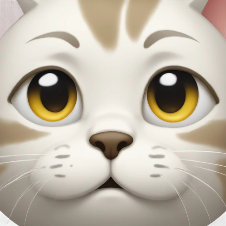 Tired crying cat emoji