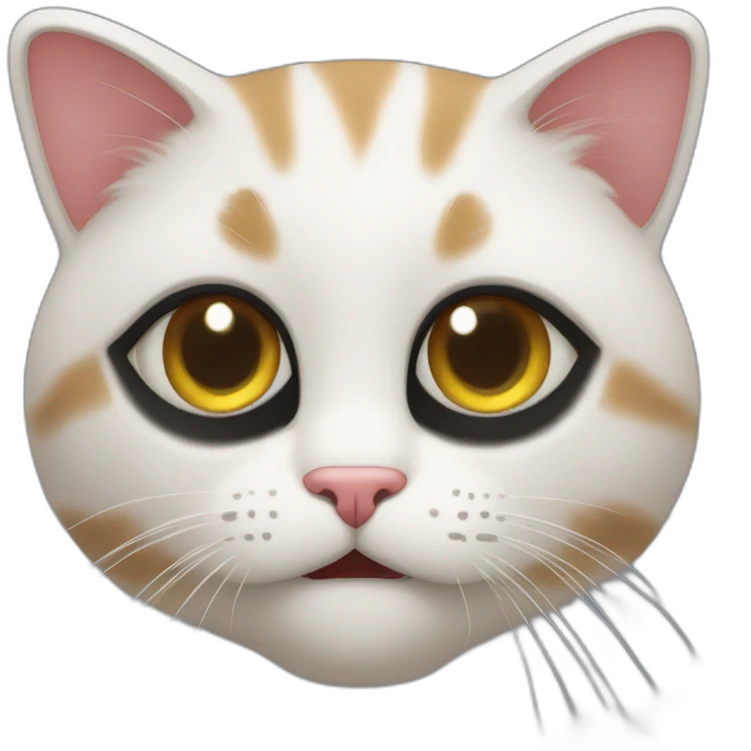 Ceour en forme de chat emoji