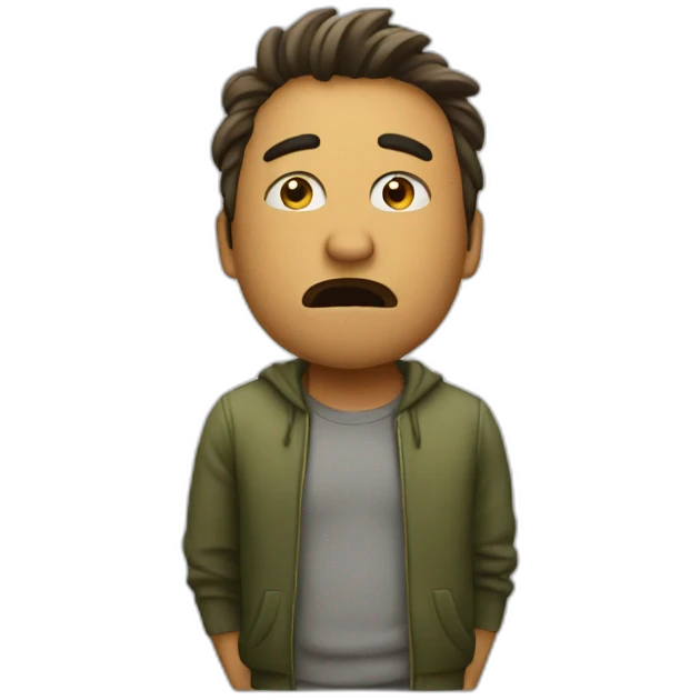 dissapointed-with-own-performance emoji