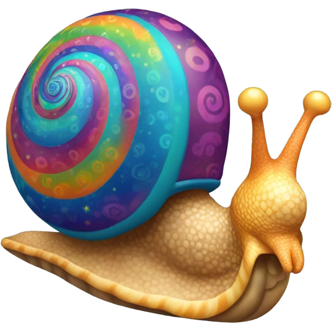Snail star emoji