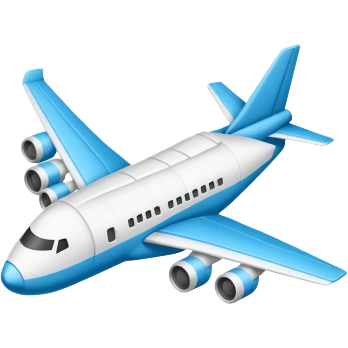 Un émojie avion en papier emoji