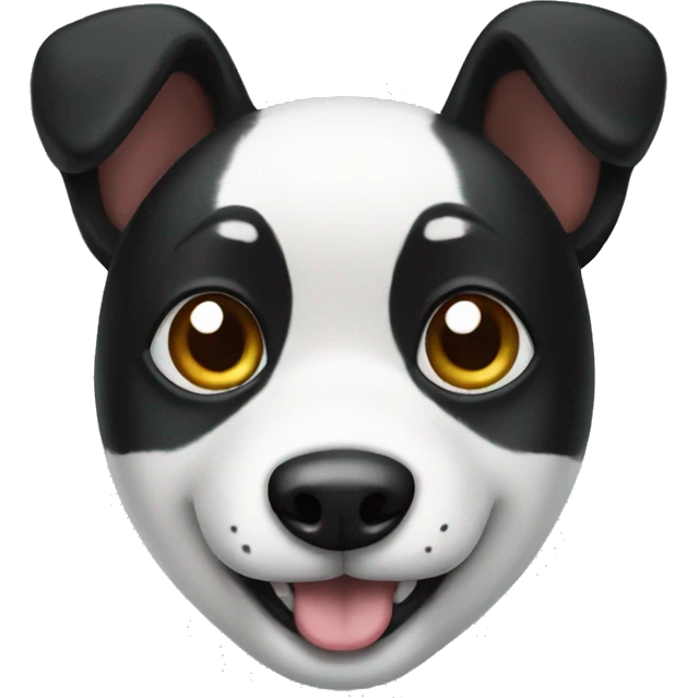 Panda dog emoji