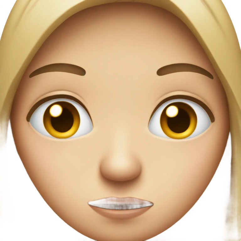 Sad face emoji