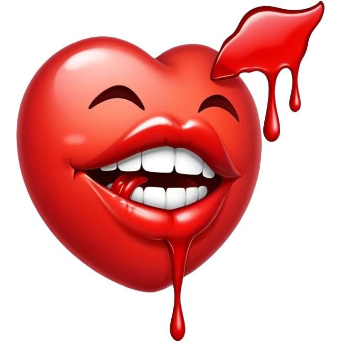 Kiss stain  emoji