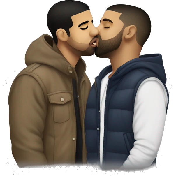 drake kissing drake  emoji