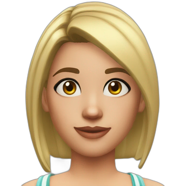 A Sims 4 face emoji