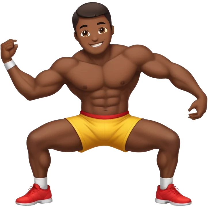 Chinese man twerking emoji