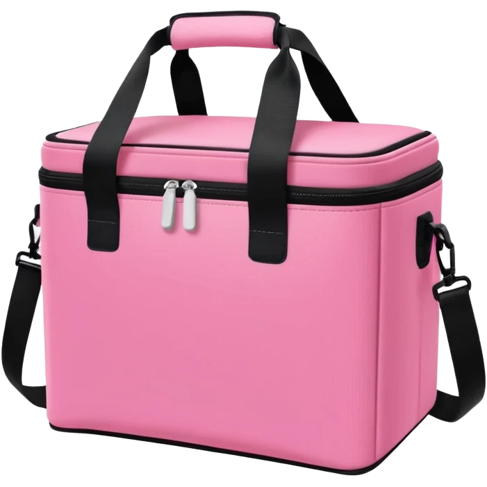 pink cooler bag emoji