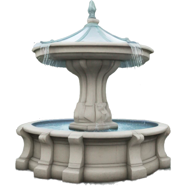 brunnen aus dem wasser kommt emoji