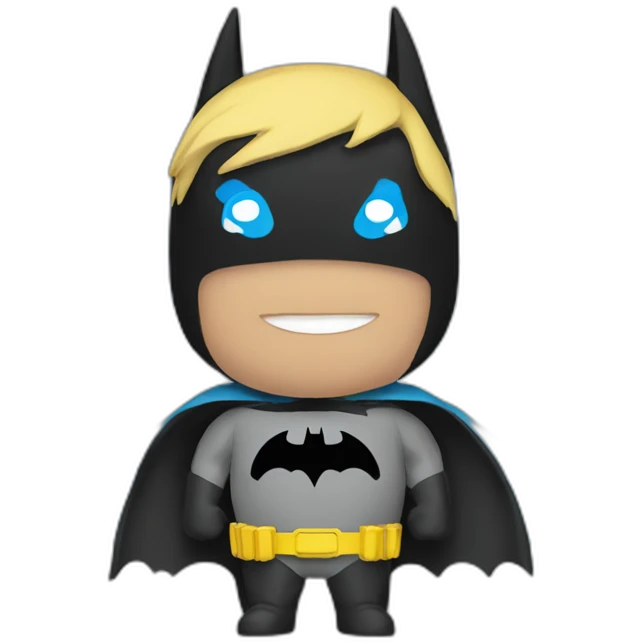 Batman in the Argentine flag emoji