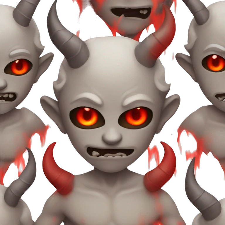 demon boy with red eyes emoji