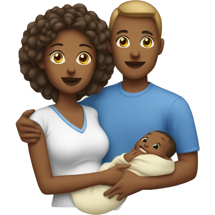 mom with baby boy emoji
