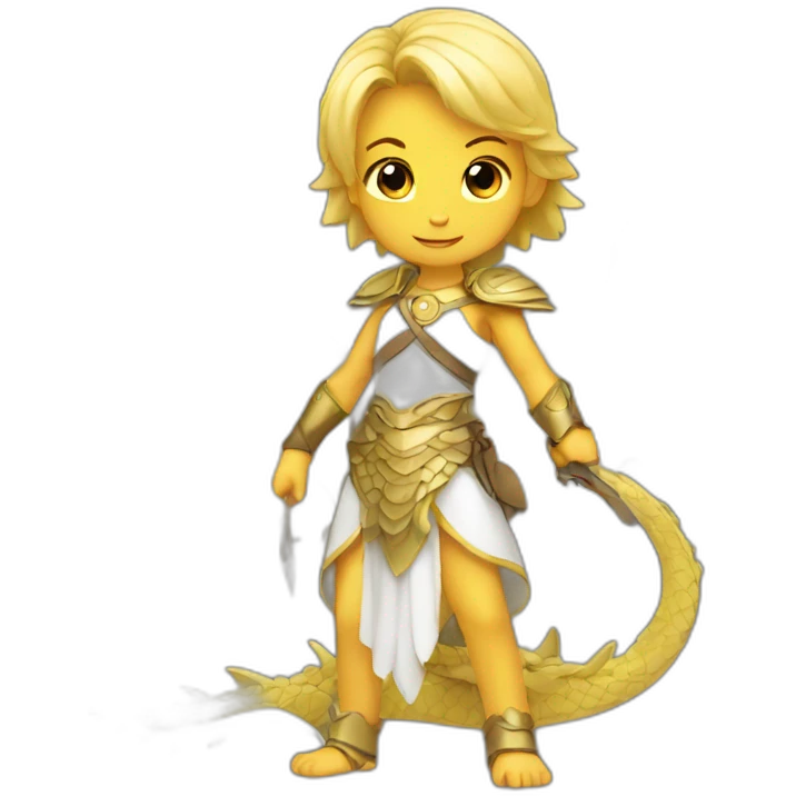 Ange sur dragon emoji