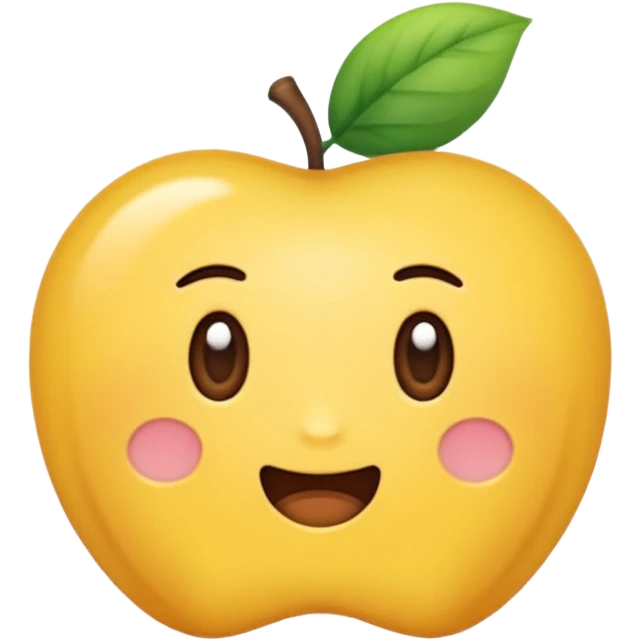 하얀 동그란 강아지 emoji