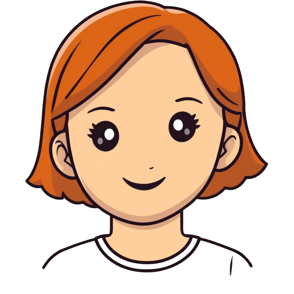 Beautiful girl with smiling eyes emoji