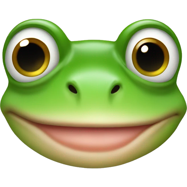 Frog cheeks emoji
