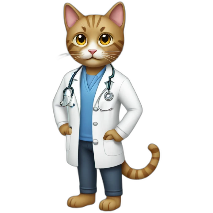 Cat-doctor emoji
