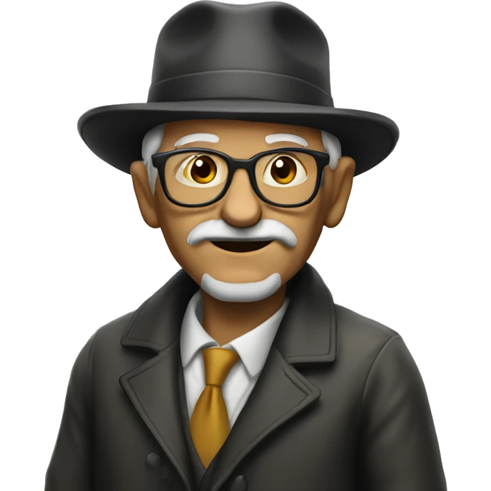 old dude that got swag and smokes a join emoji