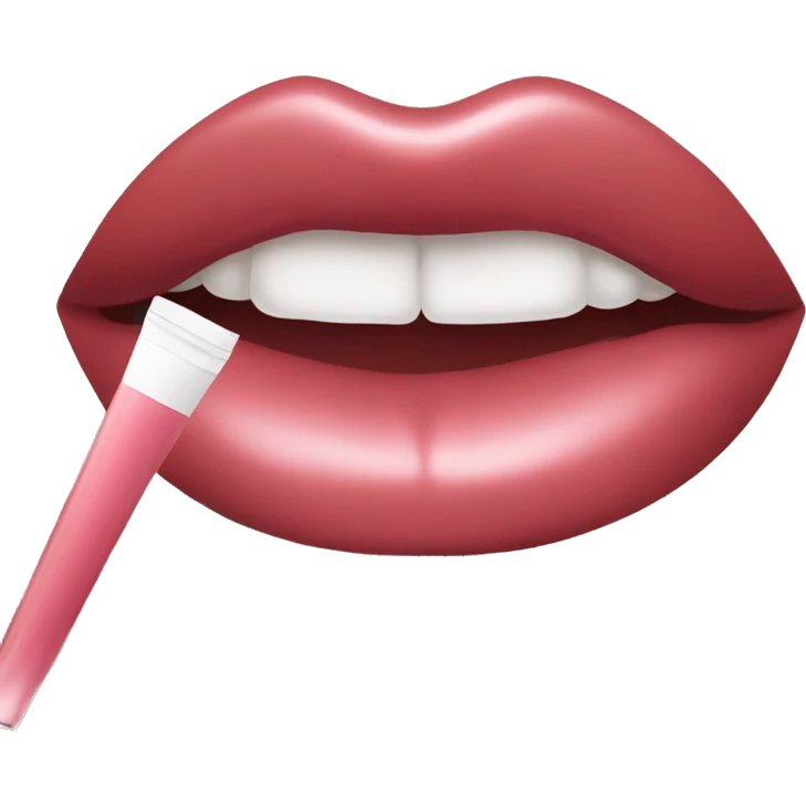 lip gloss emoji