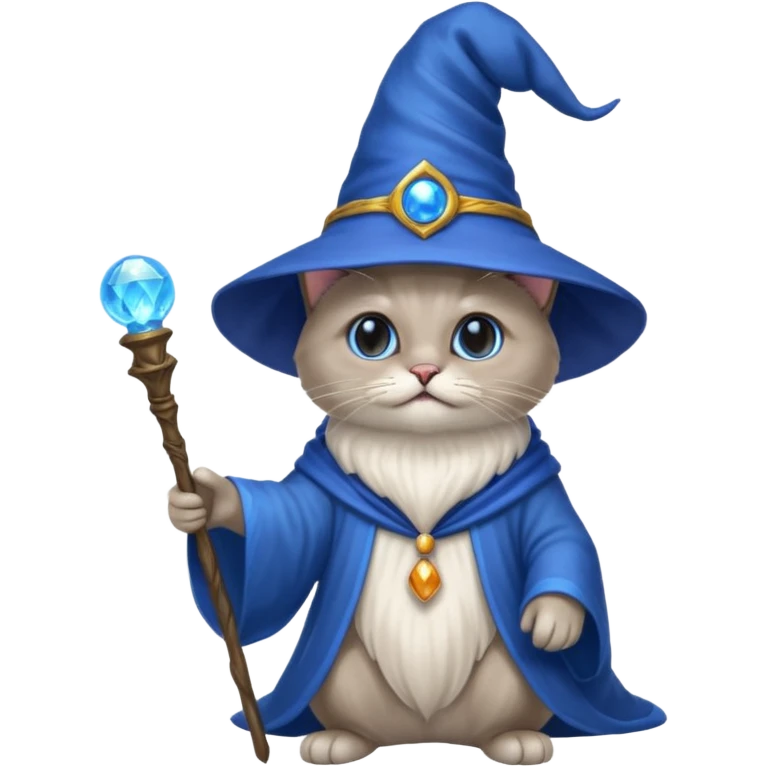 A sorcerer cat emoji
