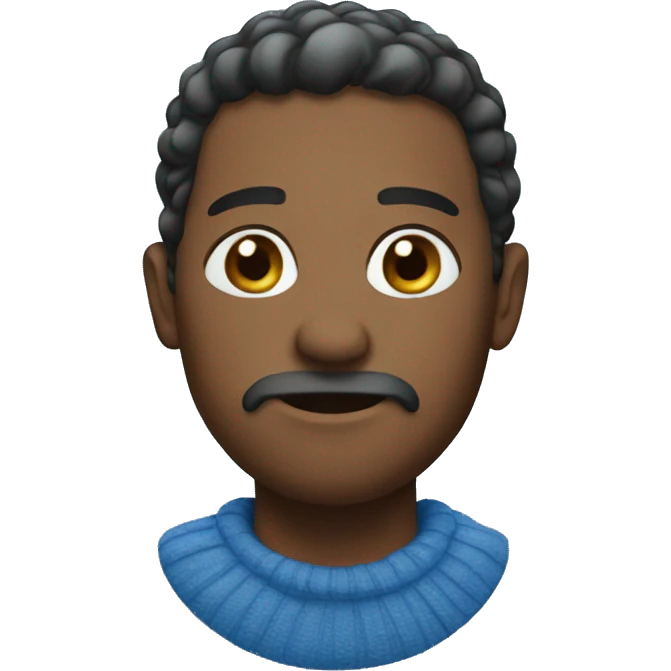 Blue Christmas emoji