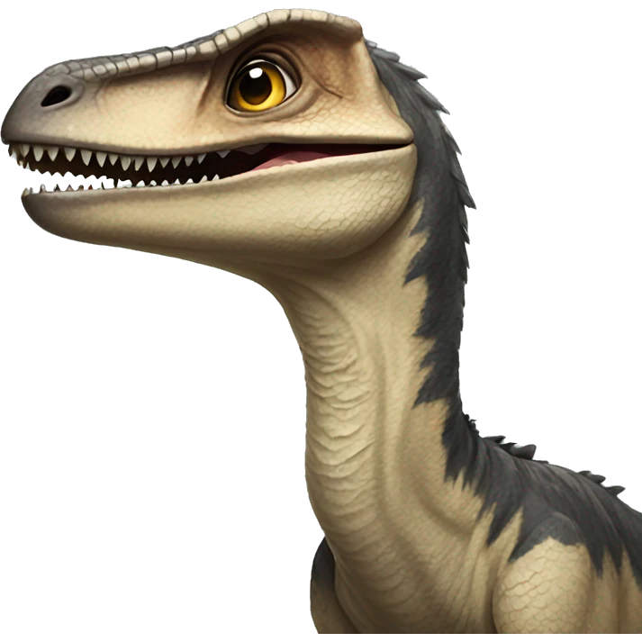 Velociraptor laughing emoji