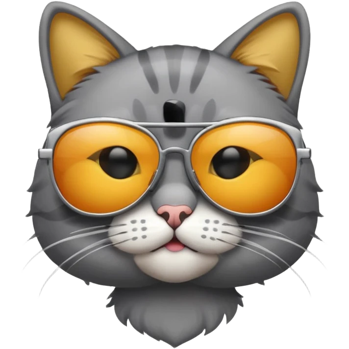 Cat wearing sunglasses emoji