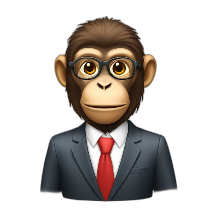 monkey CEO emoji