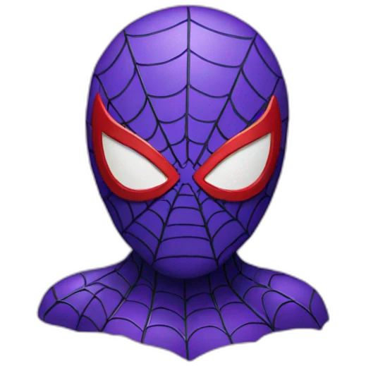 Spider man puple  emoji