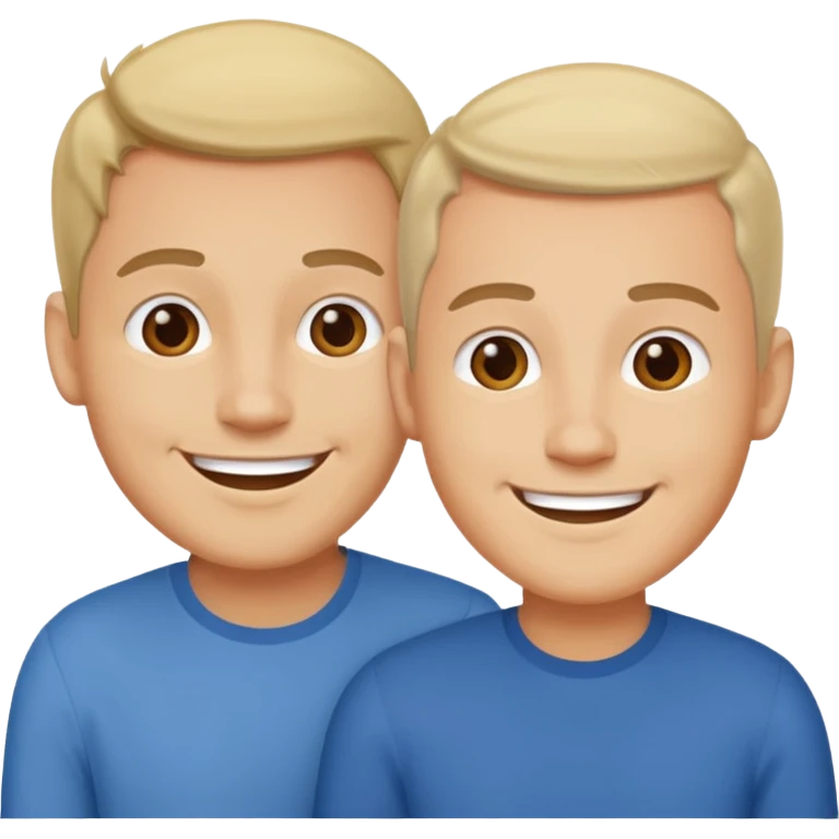 light-skinned men talking emoji