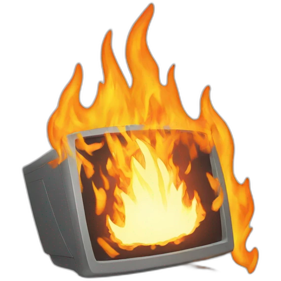computer fire emoji
