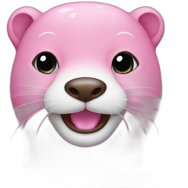 pink otter emoji