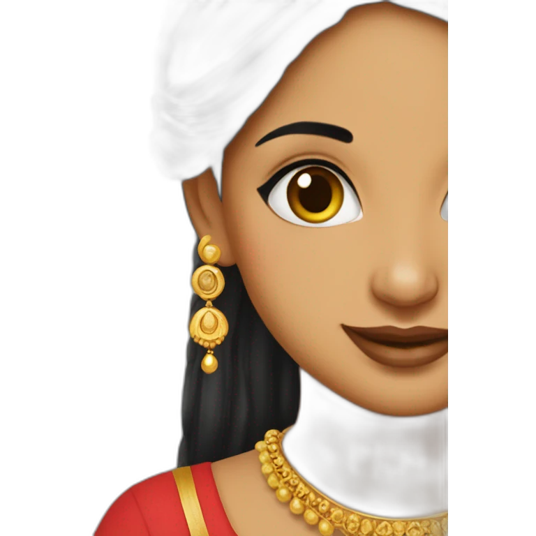 punjabi earring girl emoji