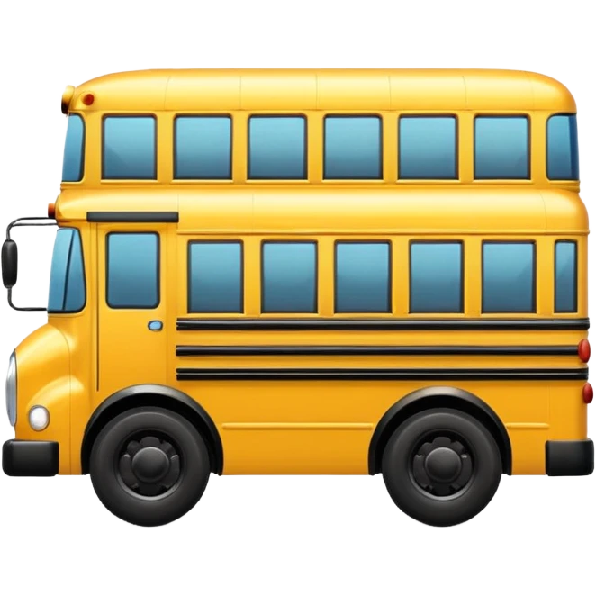 bus escolar  emoji