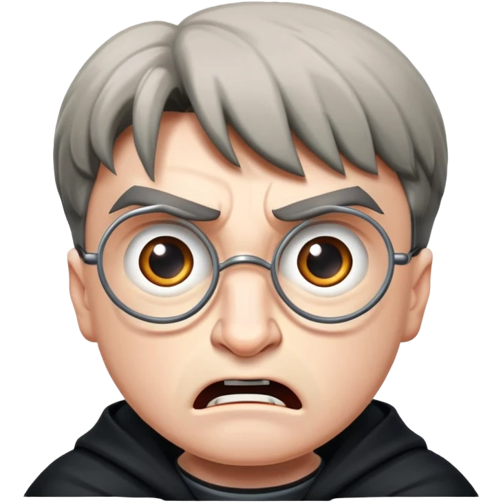 angry Harry potter with body emoji