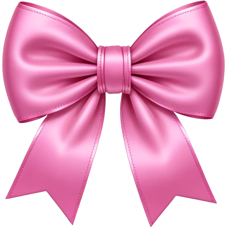 Pink bow emoji
