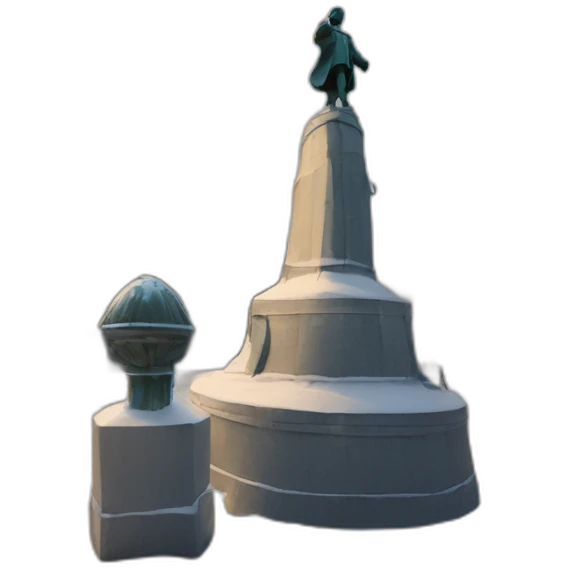 Ufa city with Salivate Yulav statue emoji